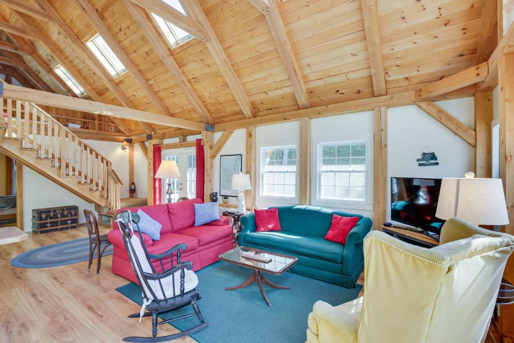 Frye Island Family Cabin with Lake and Beach Access!